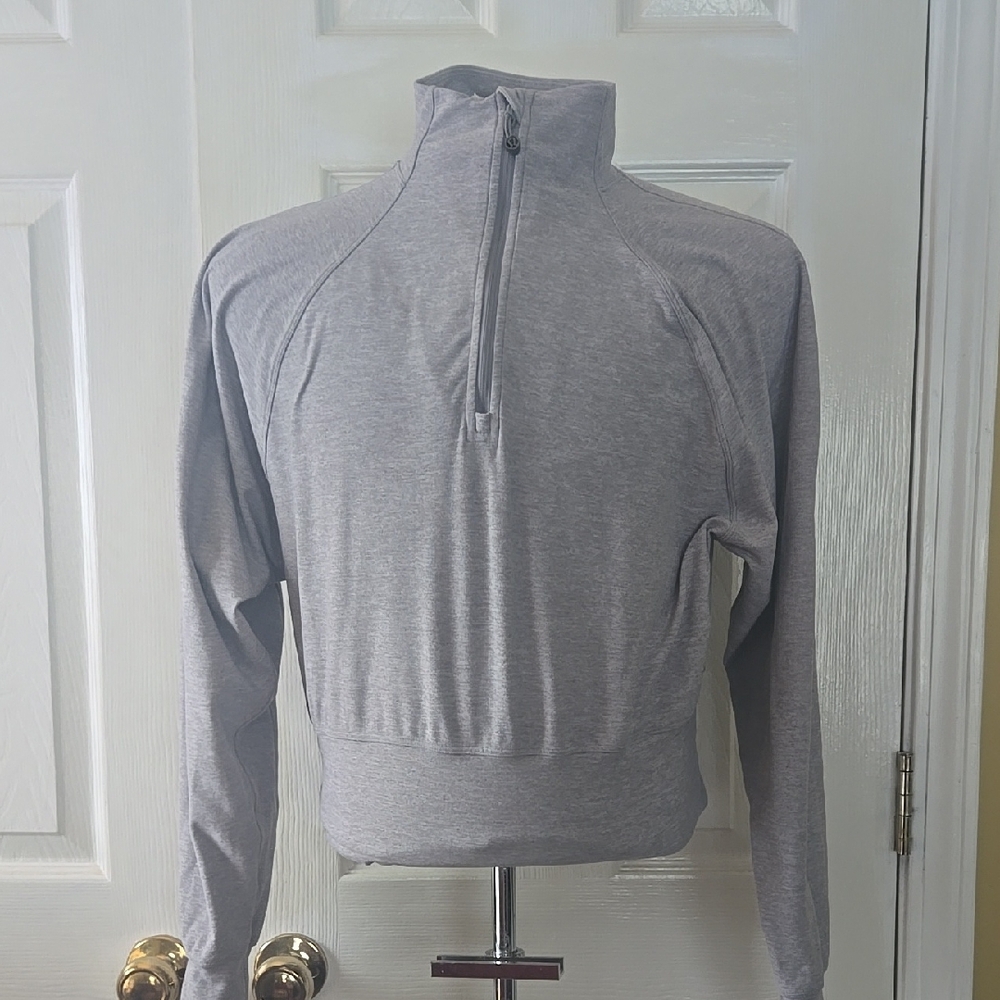 Lululemon Gray Quarter-Zip Sweater